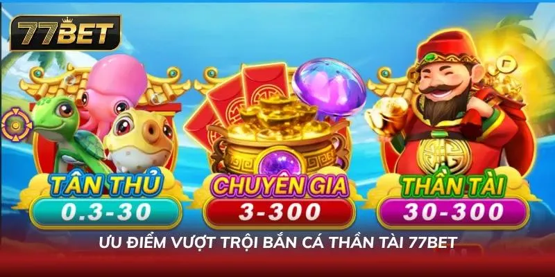 Cách Chơi Bắn Cá Thần Tài 77BET - Hướng Dẫn Chi Tiết & Mẹo Thắng Lớn 2026 Một vài điểm mạnh khi chơi Bắn Cá Thần Tài 77BET
