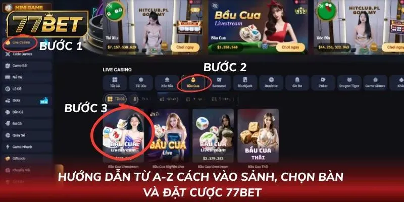 Bầu Cua 77BET: Hướng Dẫn Chơi Đỉnh Cao Từ Cao Thủ Lâu Năm Quy trình không thể bỏ qua để vào tiền