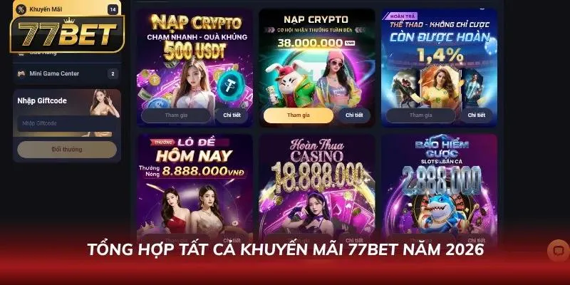 Banner ưu đãi hiển thị nhiều chương trình đang diễn ra nổi bật