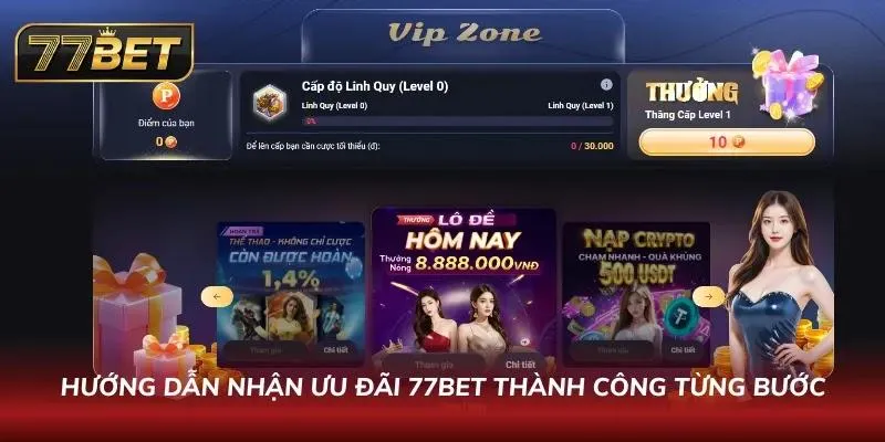 Hoàn tất thao tác đúng quy trình để nhận thưởng thuận lợi
