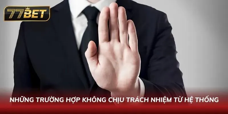 Miễn Trừ Trách Nhiệm 77BET – Chính Sách Pháp Lý Minh Bạch Màn hình lỗi kết nối từ hệ thống
